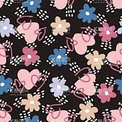 数码印花  - 源文件下载【酷图网】数码印花,大牌,手绘花,女装,男装,民族风,小碎花