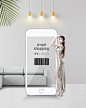 购物应用 智能应用 小景合成 手机合成海报设计PSD ti143t000555
