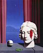 Memory, 1948 - Rene Magritte : Memory, 1948 by Rene Magritte, Mature Period. Surrealism. allegorical painting