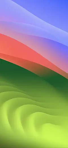 macOS Sonoma内置壁纸 适合iPhone手机使用！-芝麻科技讯