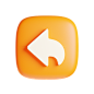 Back Arrow  3D Icon