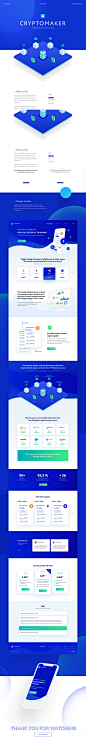 Cryptomaker - crypto signals landing page on Behance,Cryptomaker - crypto signals landing page on Behance
