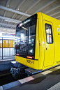 U-Bahn Berlin IK | Metro vehicle | Beitragsdetails | iF ONLINE EXHIBITION : Due to the construction requirements, the front of the vehicle is almost flat, while the crash absorbers below are an extension of the side rails. The most prominent characteristi
