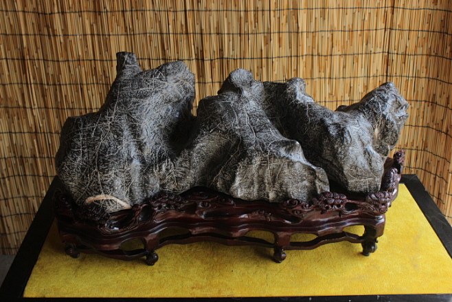 灵璧石奇石龙山镇宅灵璧石山形山峰磬石精品天然石原石厅堂石淘宝网