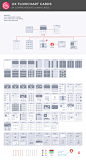 Website UX Flowchart Cards by Codemotion Design Kits on Creative Market: 