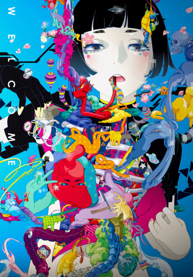日本插画家 Hiroyukimitsum...
