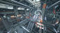 Station 19 -- Sci-fi Level Design, Nic Belliard : Hi! 
I would like to present my first ever sci-fi level 'Station 19' for my level editing exam.
'The Station is used to load and unload anonymous cargo from Trains.'

The key of this exam was to use  a gam