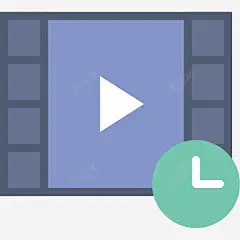 视频播放器图标 创意素材
