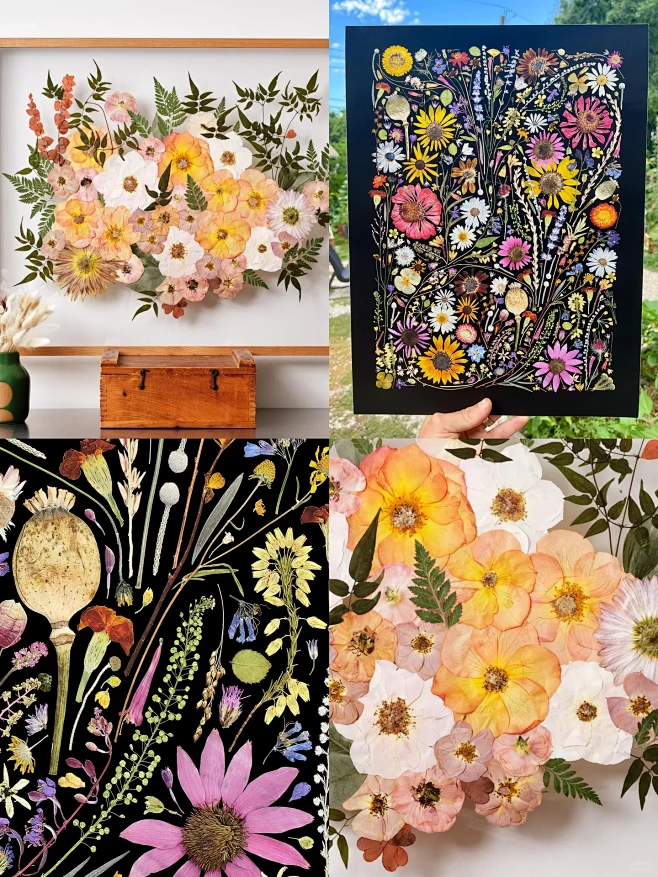 压花分享 | 是压花圈大神级别的存在图片_Y-压花图片素材-花瓣网