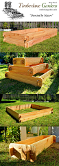 Cedar Raised Beds & Planters. Installs in seconds!  Timeless style, fine craftsmanship and practical design. Affordable hand-crafted raised garden beds, planters and garden décor from Timberlane Gardens.: 