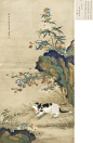 沈铨 辛亥（1731）年作 花下游猫图 立轴 设色绢本 - 中国古代书画 - 东京中央（香港）2017春季拍卖会 - 拍卖结果 | 艺度拍卖网