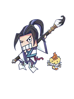元尊  动漫  原画   周元 卡通小人