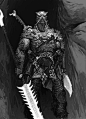 forgeworld/games workshop concept- dwarf warrior, adrian smith