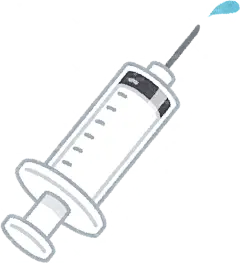 药液从针尖流出的注射器贴纸扁平儿童插画元素卡通免扣png图片素材