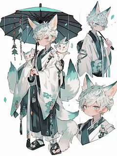 25｜打伞的小男孩