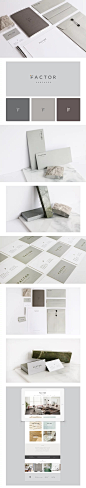 国外视觉品牌VI设计 F字母LOGO 形象设计 公司VI应用 大理石VI设计 卡片 石头 形象设计