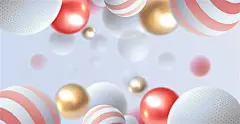 彩色球体原形几何元素光感背景AI矢量素材_光效背景_乐分享素材网_psd素材_平面素材_png素材_免费素材_ppt模板_共享素材平台