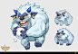Character Concept Art for DEFENSE DERBY.