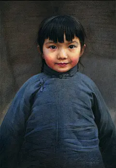 [惟妙惟肖的小女孩 彩铅插画]