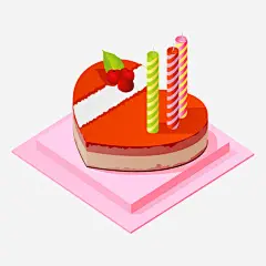 手绘爱心状生日蛋糕高清素材 手绘 手绘爱心状生日蛋糕 爱心状 甜品 生日 蛋糕 免抠png 设计图片 免费下载