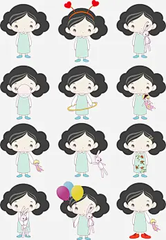 卡通人物免抠素材_新图网 https://ixintu.com 卡通 海报素材 绿色 运动动作