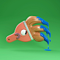 Character cartoon 3D ILLUSTRATION  CGI Render c4d 36daysoftype type sculp