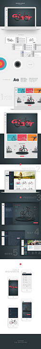 GIANT - Bicycles : Redesign website Giant Bicycle - Concept