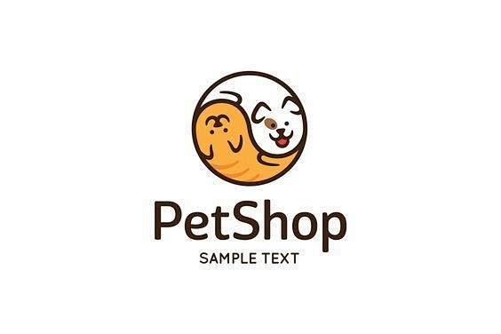 猫与狗元素结合的LO... - @设计F...