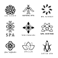 花卉花纹logo标志矢量图素材
