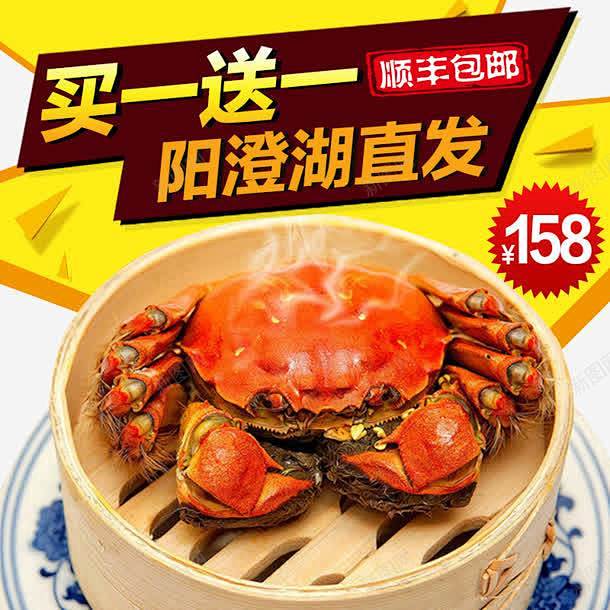 阳澄湖大闸蟹主图 阳澄湖大闸蟹促销图片下...