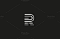 字母 R 的创意LOGO设计 ​​​​