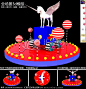 美陈圣诞开业dp飞马3d模型