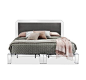 Surrey Bed - Contemporary Transitional Art Deco Mid-Century Modern Beds - Dering Hall