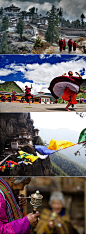 [度假畅想：最近不丹很热] 最近查看了很多旅行资料，都说不丹是个超适合静修度假之地，不过价格不菲，对一般的老百姓来说，奢华的修炼很难实现，不管怎样，还是先让我们来欣赏一下这里的生活和美景吧。这个喜马拉雅山下的香格里拉，传说中的“雷龙之国”，为世人知晓的历史是伴着佛教一路走来，直到今天。宗教于不丹人而言，并没有高高在上的神圣感，而是融入了日常生活的衣食住行，有烟火气、也似在人间。在这里，寺院更像是有着宗教背景的学校，小喇嘛们席地而坐，朗读诵经，课间休息时，也如我们熟悉的明媚少年......