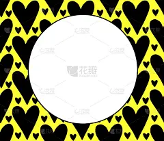 背景，纹理，框架，无缝模式的水彩心。手绘。爱情浪漫主题为生日、情人节、贺卡、婚礼、包装纸