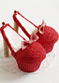 [Red high heels cupcakes!] Red high heels cupcakes!