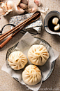 Kimchi pork steamed buns recipe with video and step-by-step pictures - learn how to create 4-ingredients filling and make Chinese steamed bun from scratch.