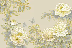 写意花鸟壁纸壁画