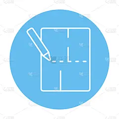 房子线条图标的布局