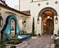 Tuscan / California : Effectively including patterns in a home is hard. However, this house pulls them off. The use of hand painted tiles and different tile shapes gives this home it's own personality, we love it. 