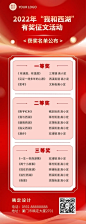 融媒体表彰颁奖红金排版文章长图
