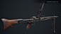 MG42 - German Machine Gun - WW2, Maxim Zazulak : Real-time lit game object; 
40k triangles
2 x 4k maps. (atlassed and can easily be reduced)

The German MG42 was known as hitler's buzzsaw and was an awe inspiring piece of technology particularly in ww2. T