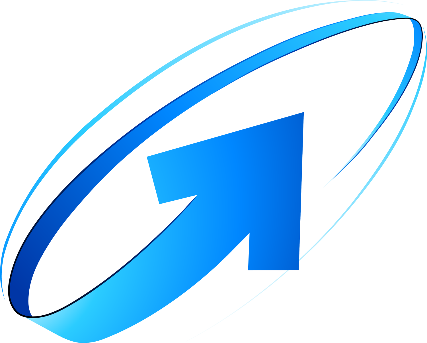 上升箭头指向方向指示立体数据下降左右符号旋转PNG免扣免抠素材