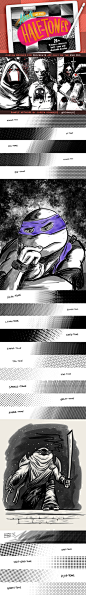 iPad Pro 半色调绘画效果Procreate笔刷 Procreate Half-tones