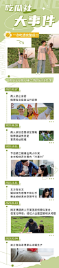 简约风娱乐吃瓜总结整理长图
