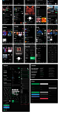 黑白双色音乐iOS的现代用户界面UI套件 Heavy UI Kit MusicAPP界面素材下载-优图-UPPSD