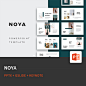 【PPT-1598】NOYA欧美流行时尚大牌女装品牌调性人像视觉PPT模板-淘宝网