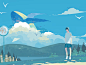2019的夏天过去了，2020的夏天还会远吗._我的宗介__插画师作品_涂鸦王国gracg.com