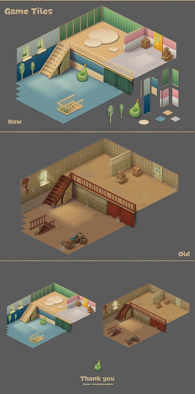 Game Tiles-花瓣网