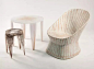 【家具设计】Wiktoria Szawiel：化石般纹路的树脂家具设计